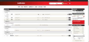 Live Sport Betting - Ladbrokes.be